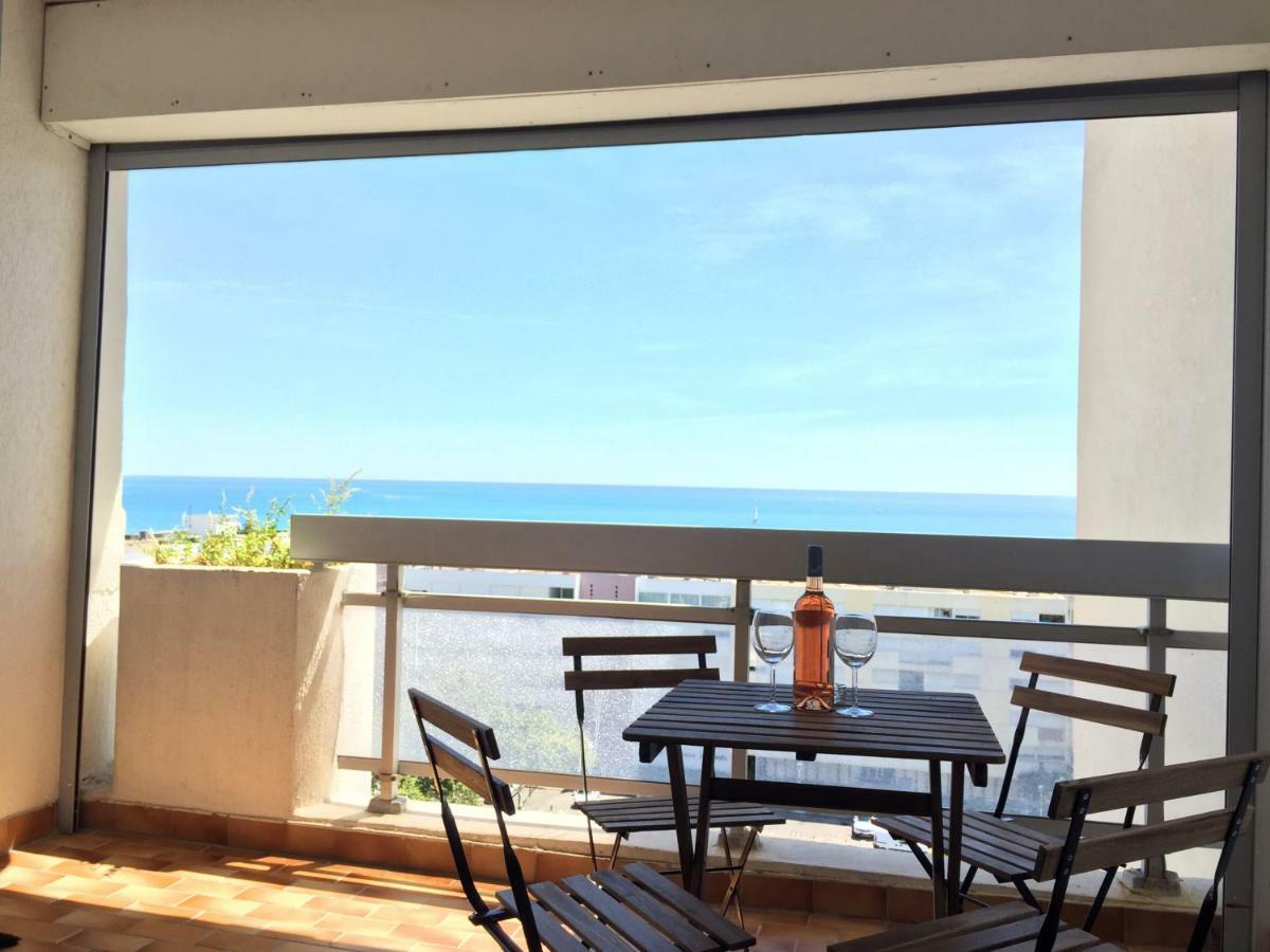 Exceptionnel ! Appartement vue imprenable sur mer. Carnon-Plage Extérieur photo
